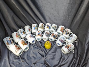 Collection Of 19 Norman Rockwell Mugs