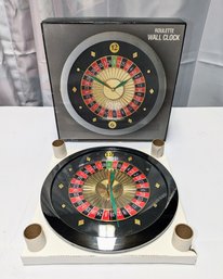 Claybrooke Roulette Wheel Design Wall Clock In The Original Box