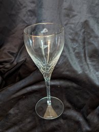 Crystal Lenox Wine Glass With A Silver Rim #6