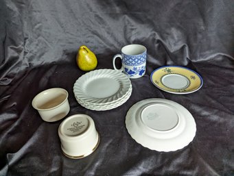 Grouping Of Nine Tableware Pieces Including Spode, Lenox And Jonson Bros