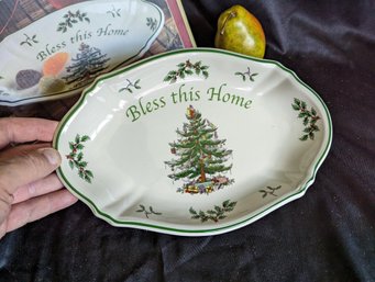 New In Box Spode Christmas Tree Dish #4