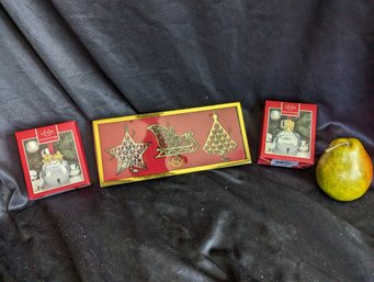 Collection Of Five Lenox Christmas Ornaments #19