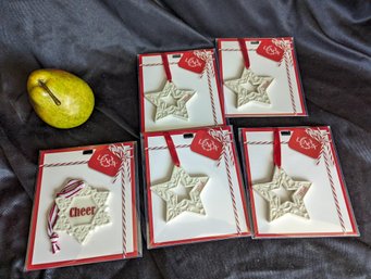 Collection Of Five Lenox Christmas Ornaments #24