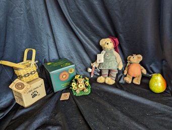 Collection Of Four Boyds Bears & Friends Items Including 2 Teddy Bears