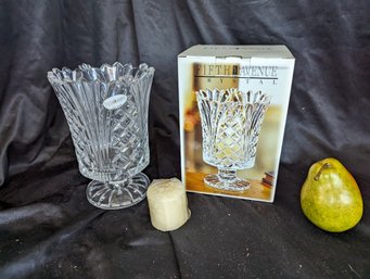 Fifth Avenue Crystal Candle Holder / Case #24