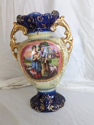 English Porcelain Vase By Royal Vienna #1