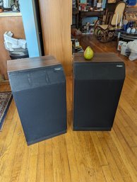 Pair Of Large Technics Speakers By Panasonic