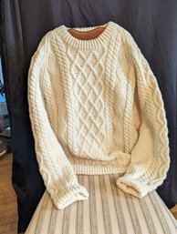 Vintage Hand Knitted Irish Sweater