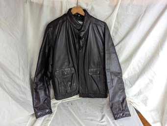 Black Leather Jacket #1 By Rage Size 44