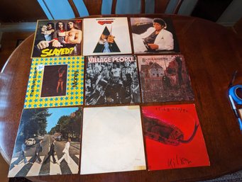 Collection Of Nine Vinyl Rock Albums #7