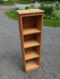 Adjustable Solid Pine Book Shelf
