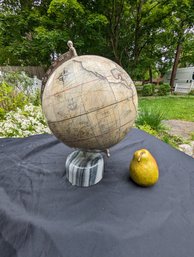 Decorative Globe On A Stone Base