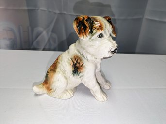 Vintage Ceramic Terrier Dog Figurine