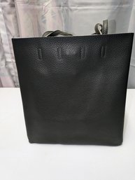 Dark Gray Leather Tote (Brand New In Bag) - 2 Of 6