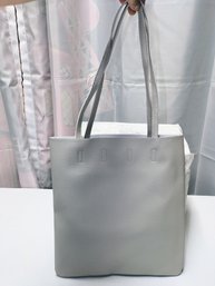 Light Gray Leather Tote (Brand New In Bag) -3 Of 7