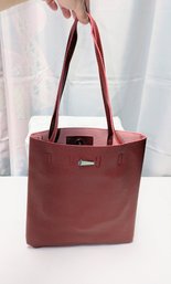 Red Leather Tote (Brand New In Bag) - 1 Of 4