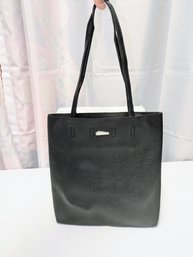 Black Leather Tote (Brand New In Bag) - 1 Of 2