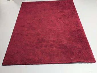 Burgundy Area Rug 84' X 60'