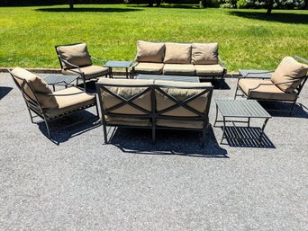 10 Piece Restoration Hardware Outdoor Patio Set