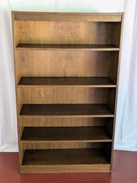 5 Tier Bookcase With Adjustable Shelves