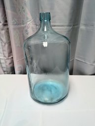 Vintage 5 Gallon Blue Glass Jug - No Cork - 1 Of 3