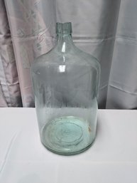 Vintage 5 Gallon Blue Glass Jug - No Cork - 2 Of 3