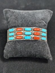 Sterling Fabian Cheama Zuni Cuff