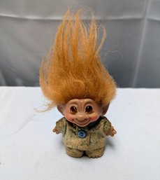 Vintage Orange Hair Troll Doll