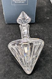 WATERFORD MARQUIS CRYSTAL OMEGA TILTED SIDE REST DECANTER STOPPER 10 '