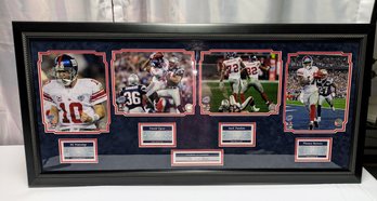 Framed NY Giants Super Bowl XLII Champs Photo Montage