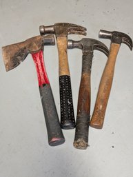 Lot Of 3 Hammers And An Axe