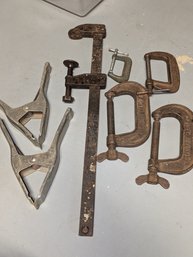 Lot Of 7 Clamps