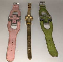 Set Of 3 Vintage Cross Watches