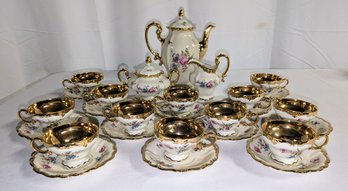 Rosenthal Vintage 'POMPADOUR' Porcelain  China Coffee Serving Set Full Set For 12