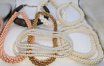 Lot Of (7) Various Beaded Necklaces