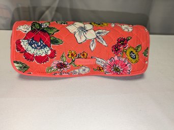 Vera Bradley Coral Floral Make Up Bag