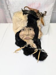 Vintage 1990 Native American Ceremonial Mask Wall Hangings