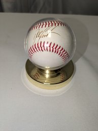 Dwight 'Doc' Gooden Autographed Baseball In A Round Acrylic Case  - 2 Of 4