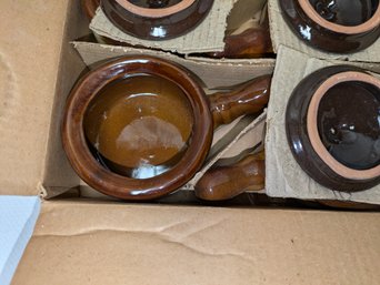 Hoan - Set Of 4 Soup Crocks With Handles - New In Box