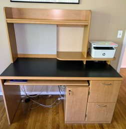 Desk With Hutch - (2 Pieces) Item(s) On Desk NOT Included