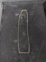 14k Gold Necklace 17'