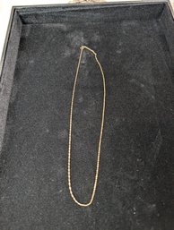 14k Gold Necklace 16'