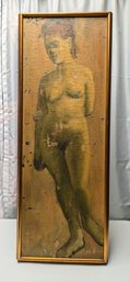 Very Large Framed Vintage Nude Painting