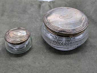 Sterling Powder Jars