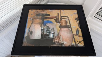 Framed Still-Life Antiques Art - Rustic Americana