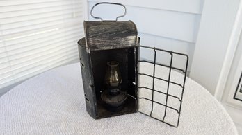 Metal Lantern: A Rustic Touch Of Charm