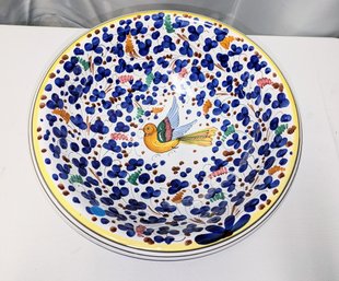 Deruta, Italy, Large Pasta Bowl