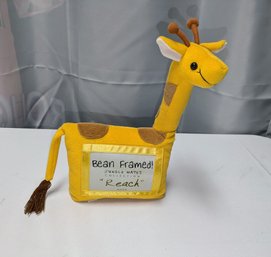 Jungle Mates Bean Giraffe Frame