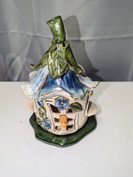 Heather Goldminc Blue Sky Clay Works 'Fairy Blossom' Votive Holder