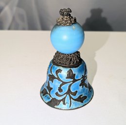 Antique Chinese Floral Enamel Bell